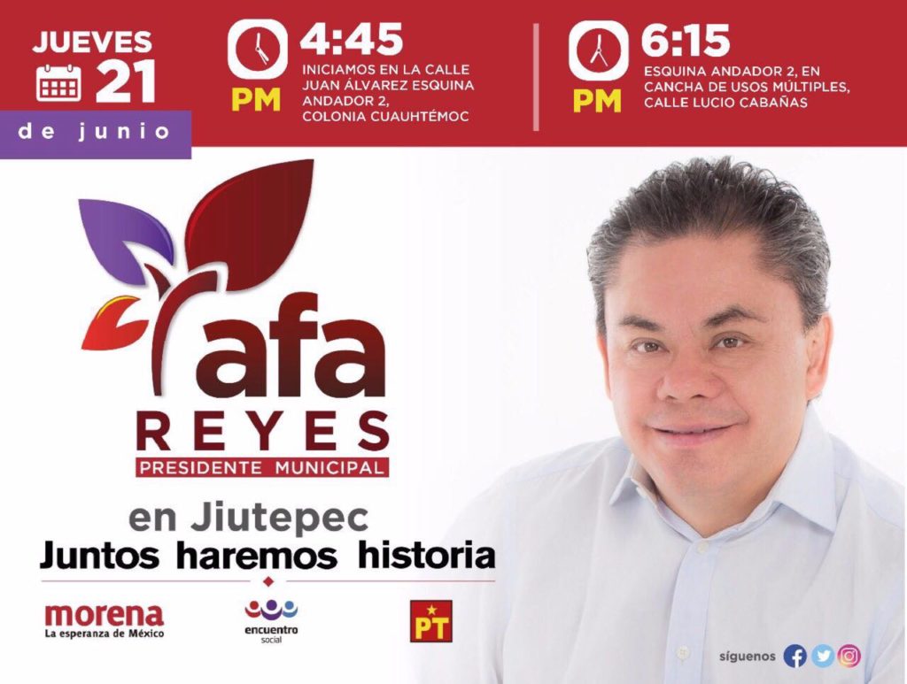 Rafa Reyes va por todo en Jiutepec